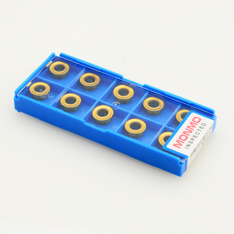 MONMO MP1025加工塑膠模具鋼RDMT1204MOT-PM專用銑刀粒